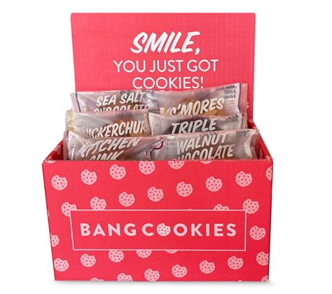 Bang cookies - All Bang Cookies cookies and brownies have a shelf life of 7 days. We know it may be a tough call to eat all the delicious, mouth-watering treats in one go, so make sure to store them in a freezer immediately upon receiving the delivery if you're planning to stretch out the pleasure - Bang Cookies baked products can last up to 2 months when ...